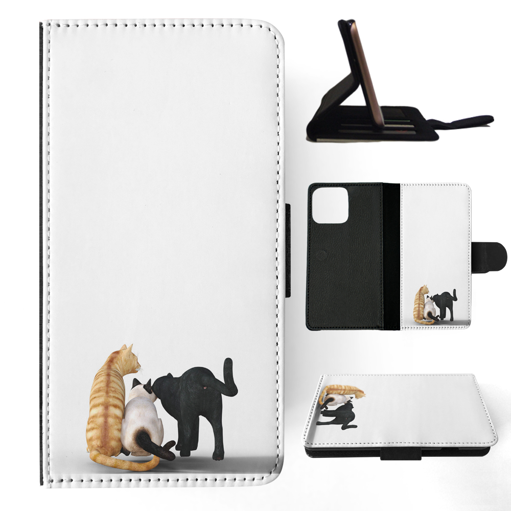 FLIP CASE FOR APPLE IPHONE|KITTEN CAT 38 - Foto 6 di 193