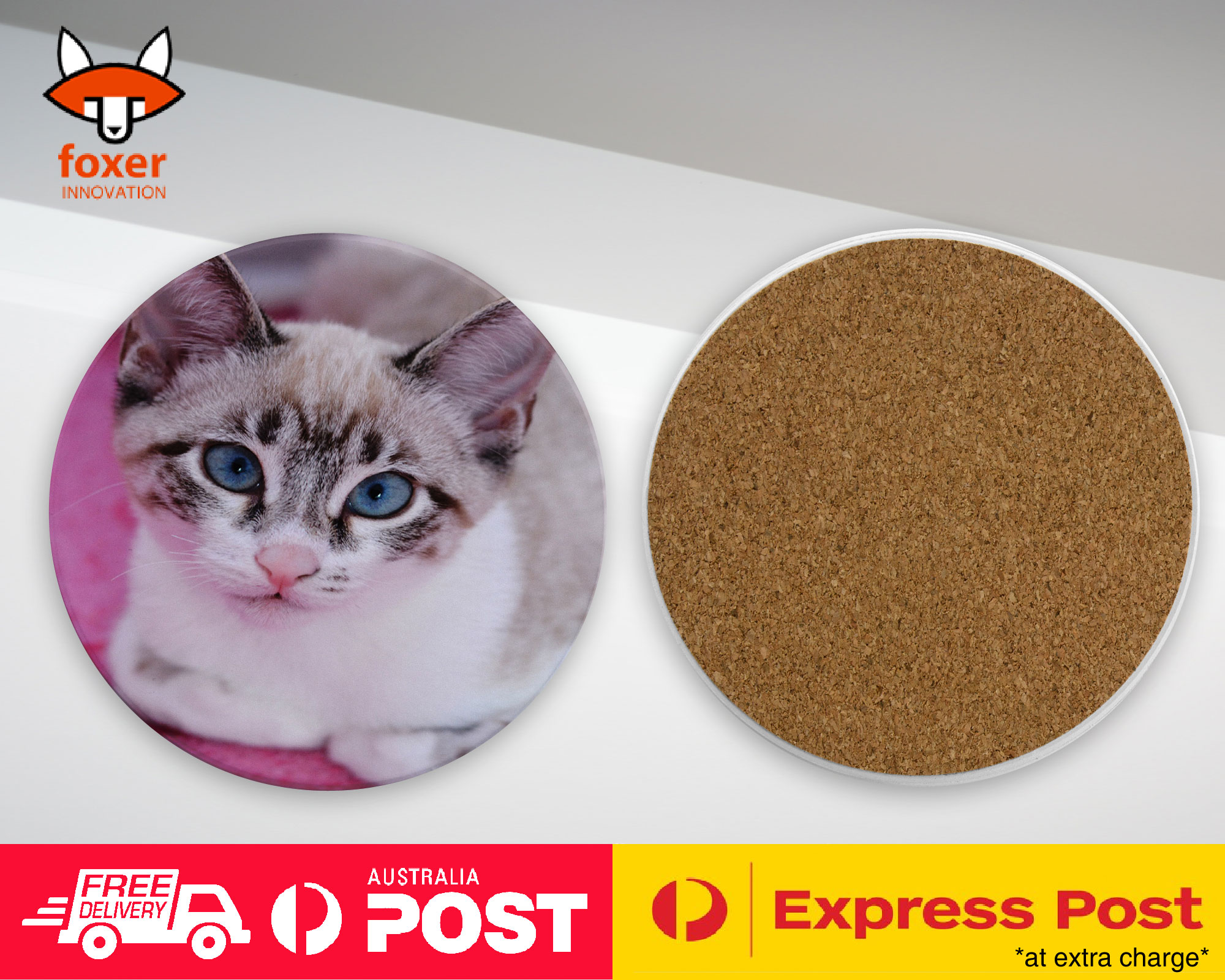COASTER COFFEE DRINKING MAT|KITTEN CAT 39