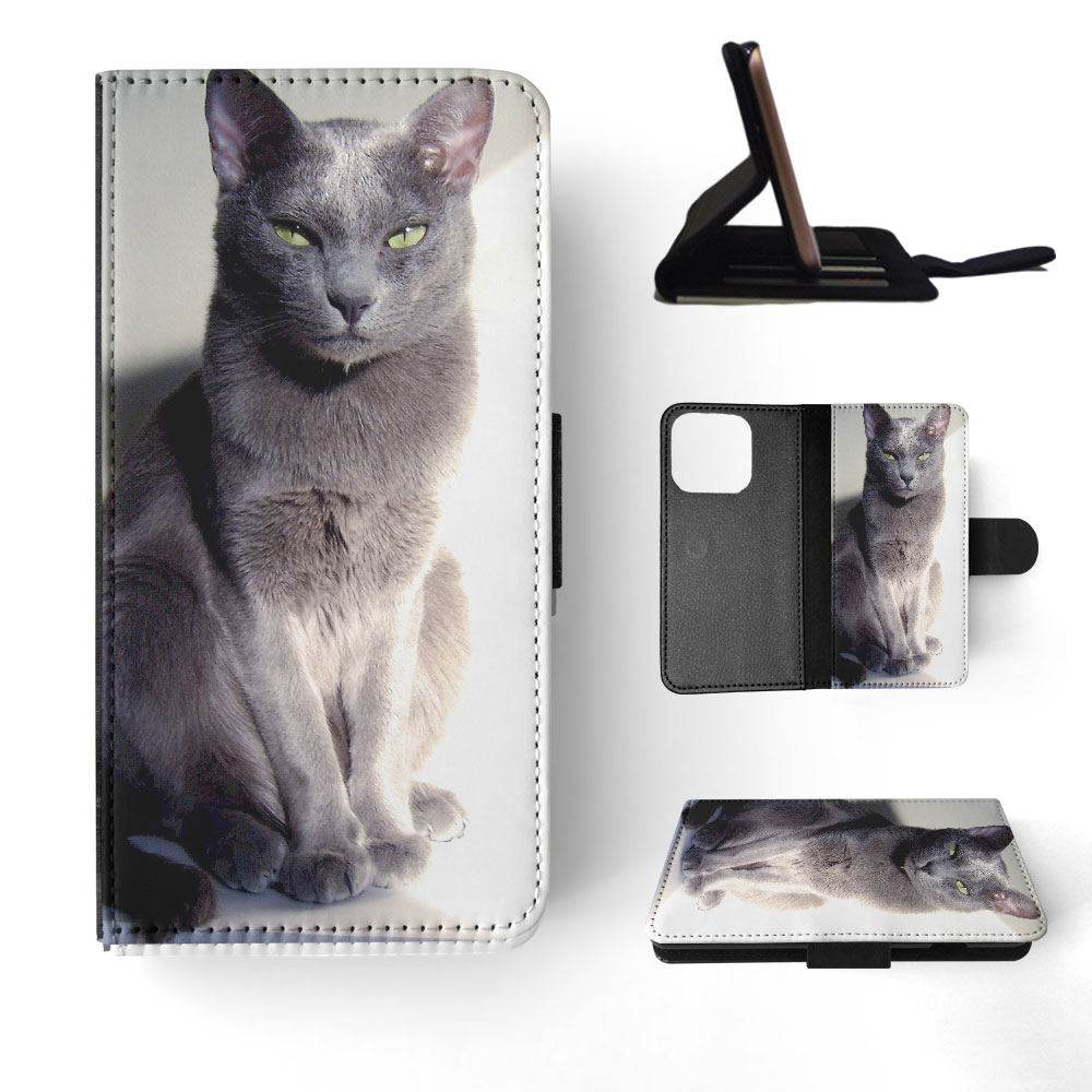 FLIP CASE FOR APPLE IPHONE|KORAT CAT - Picture 31 of 193
