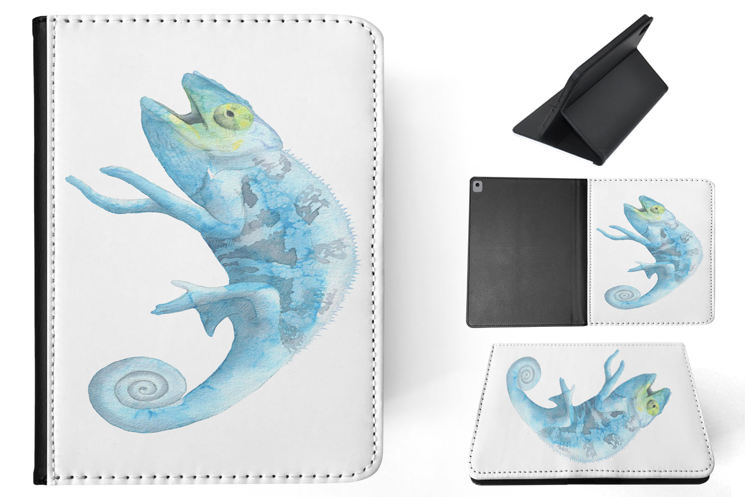 FUNDA FUNDA PARA IPAD DE APPLE|LAGARTO REPTIL CAMALEÓN - Imagen 21 de 55