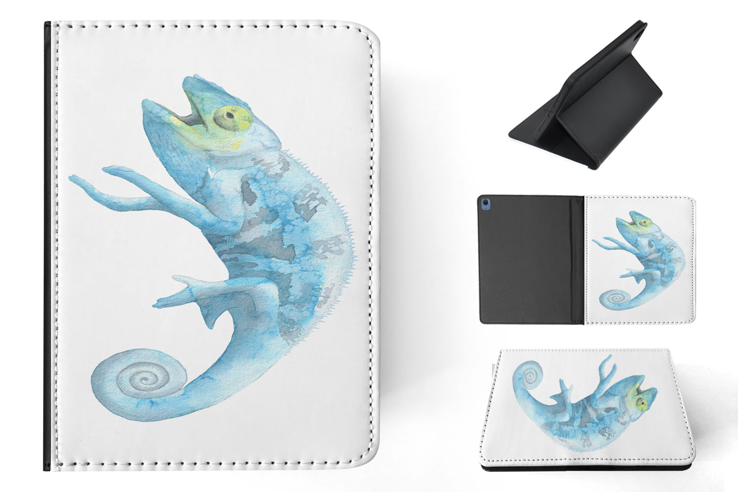 FUNDA FUNDA PARA IPAD DE APPLE|LAGARTO REPTIL CAMALEÓN - Imagen 11 de 55
