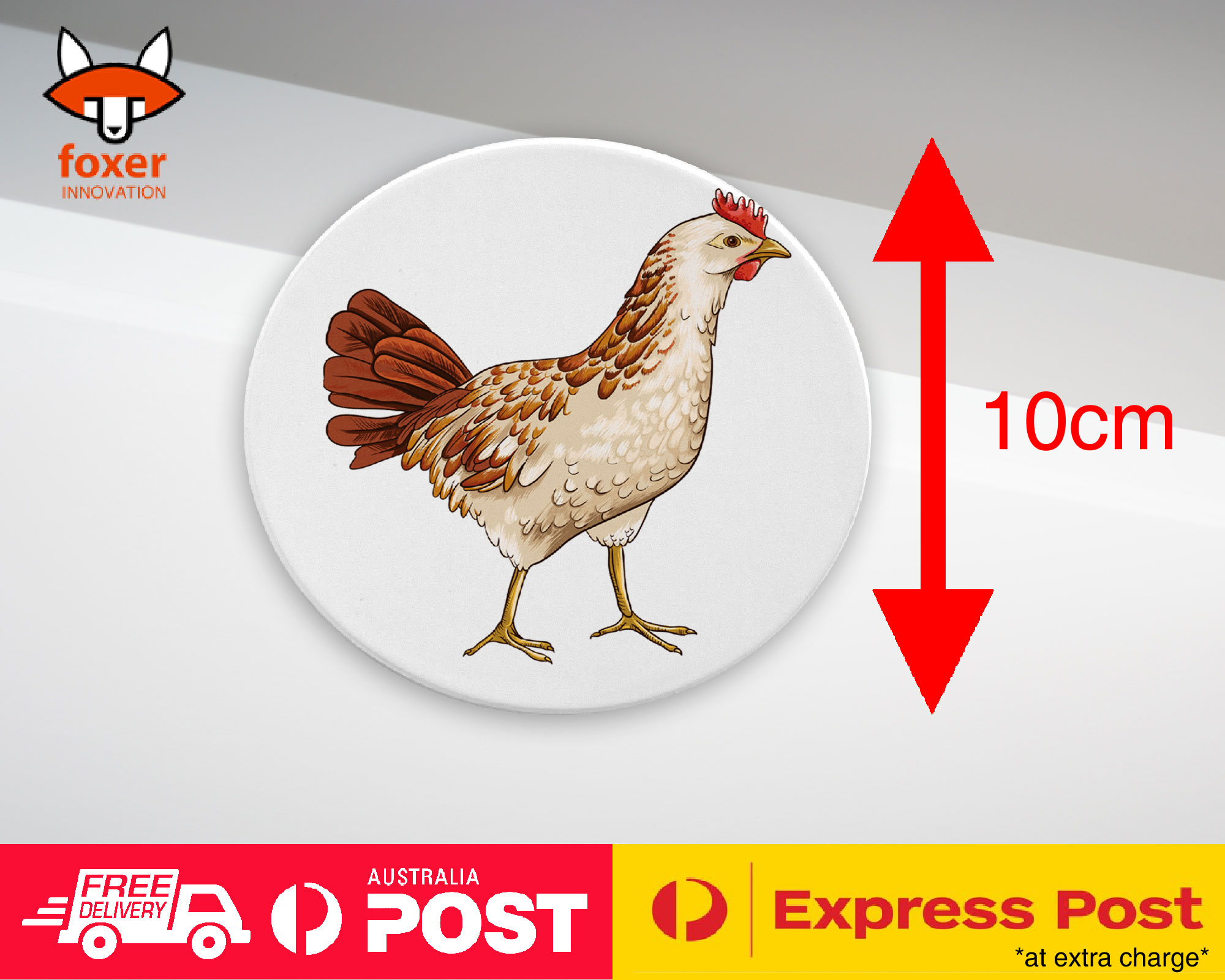 COASTER COFFEE DRINKING MAT|CHICKEN FARM BIRD - Picture 11 of 21