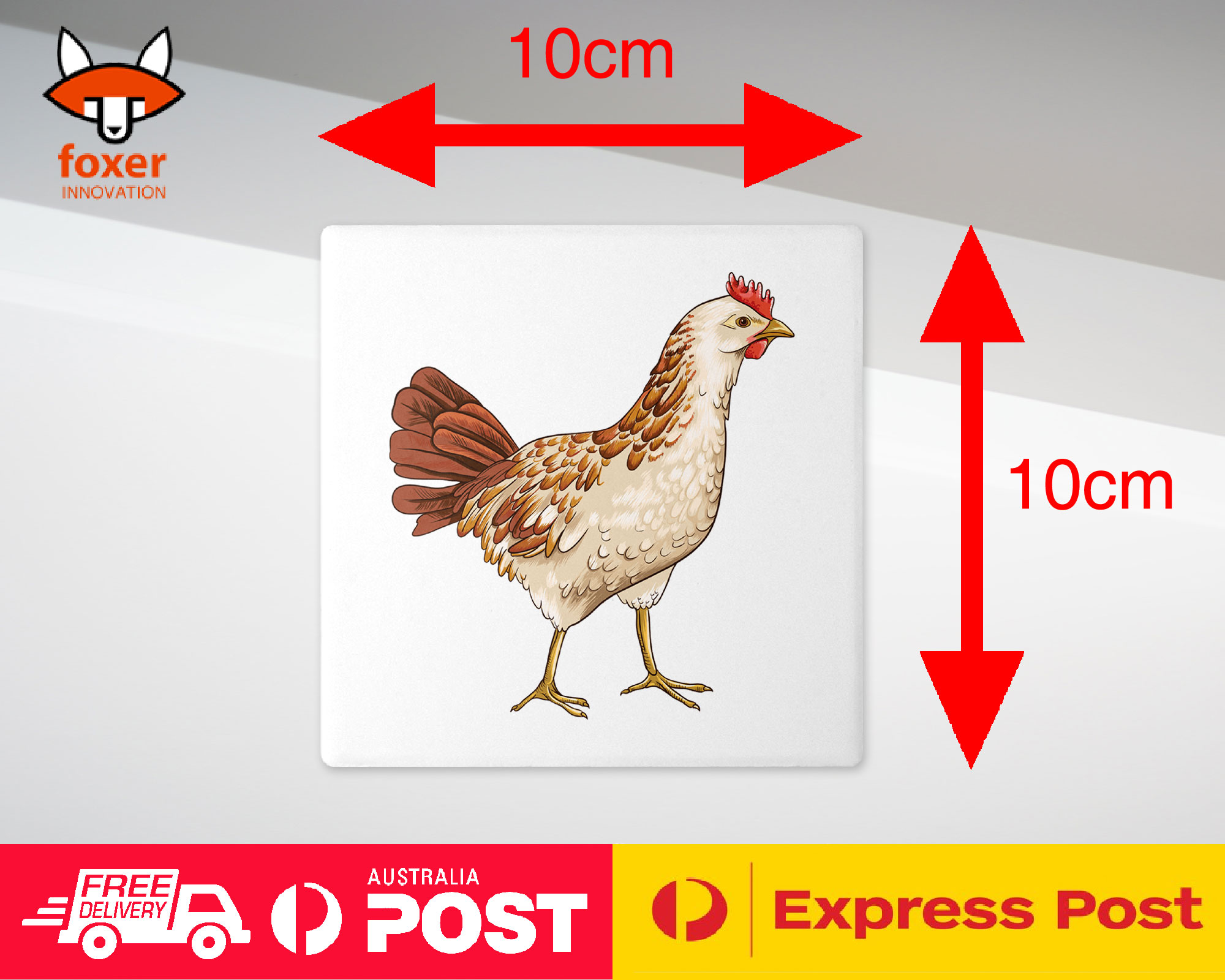COASTER COFFEE DRINKING MAT|CHICKEN FARM BIRD - Picture 21 of 21