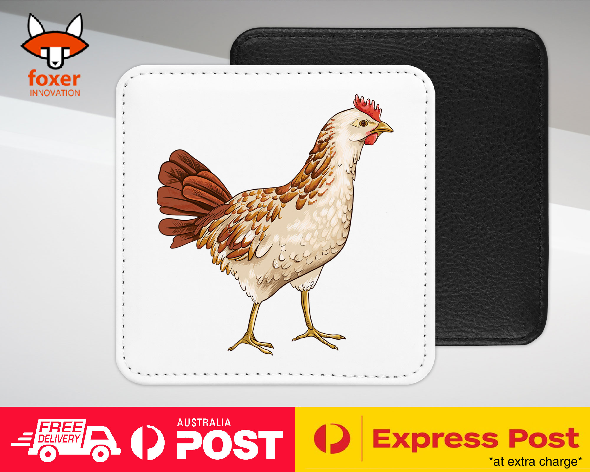 COASTER COFFEE DRINKING MAT|CHICKEN FARM BIRD - Picture 15 of 21