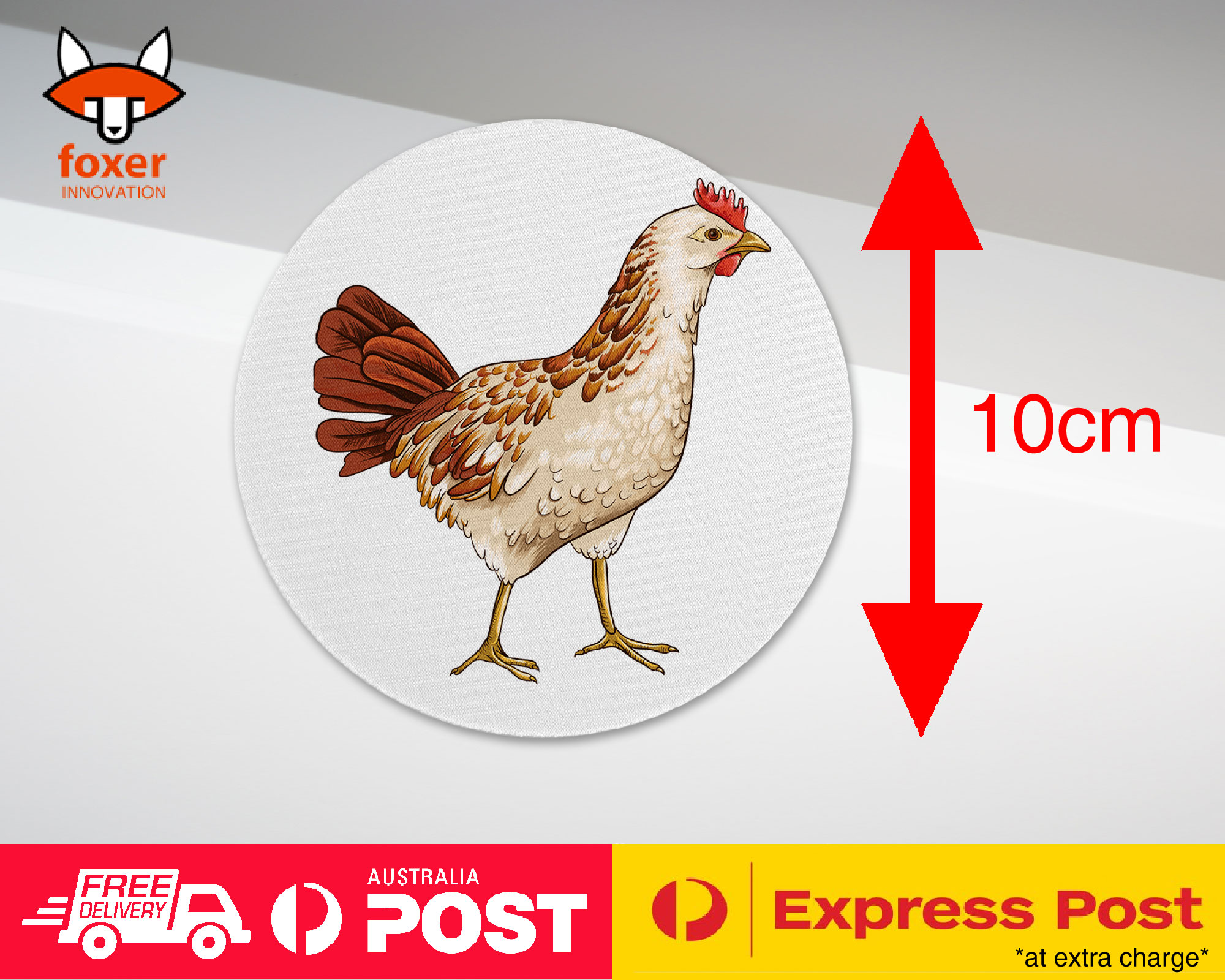COASTER COFFEE DRINKING MAT|CHICKEN FARM BIRD - Picture 4 of 21