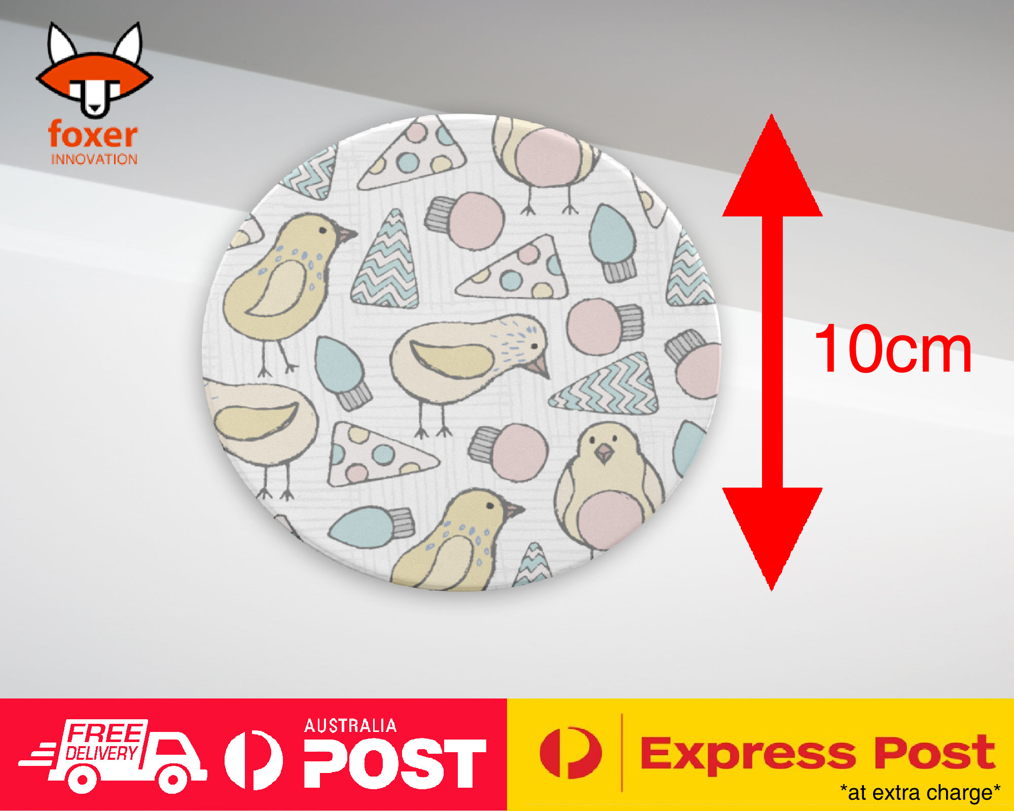 COASTER COFFEE DRINKING MAT|BABY CHICK CHICKEN PATTERN