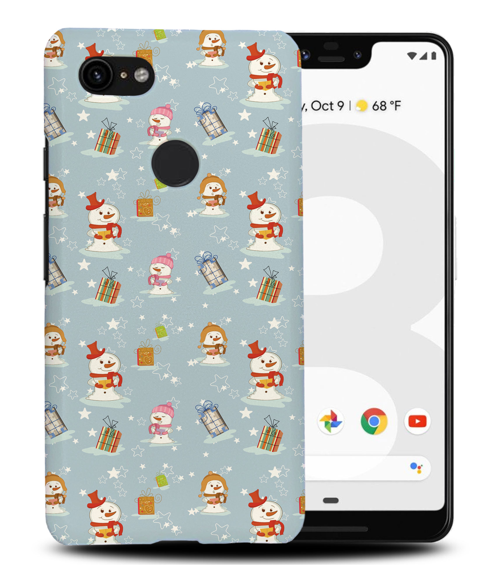 CASE COVER FOR GOOGLE PIXEL|CHRISTMAS SNOWMAN PATTERN 2 - Imagen 6 de 11