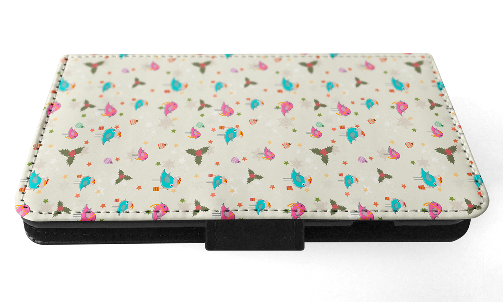FLIP CASE FOR APPLE IPHONE|CHRISTMAS MISTLETOE PATTERN 1 - Picture 116 of 193