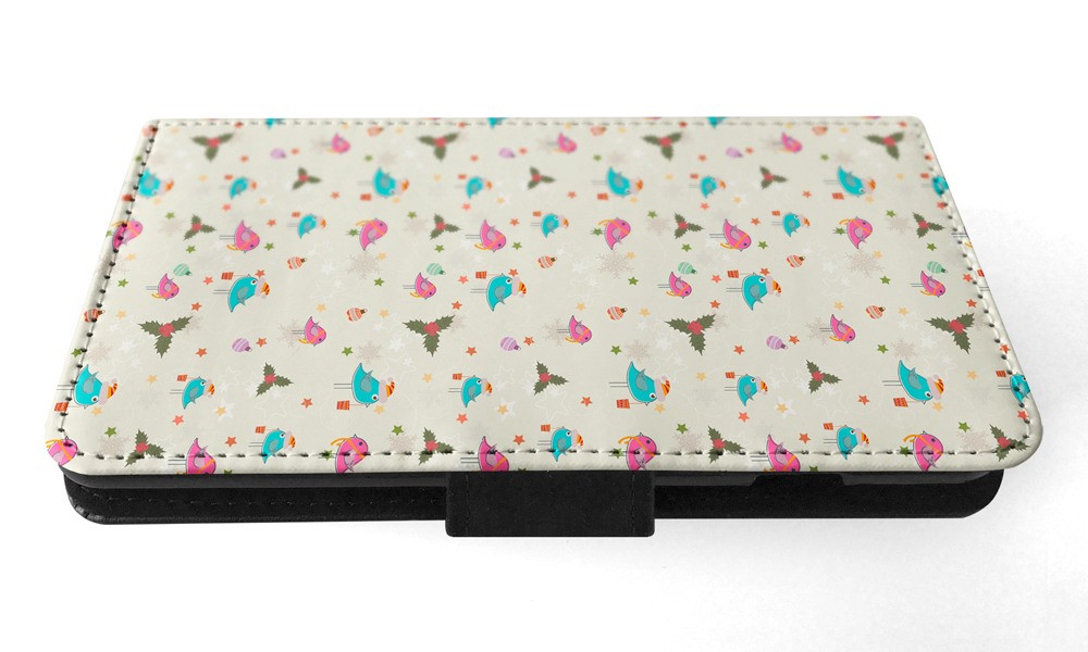 FLIP CASE FOR APPLE IPHONE|CHRISTMAS MISTLETOE PATTERN 1 - Picture 121 of 193
