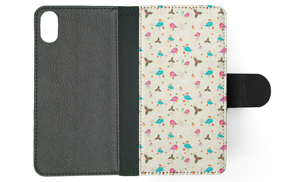 FLIP CASE FOR APPLE IPHONE|CHRISTMAS MISTLETOE PATTERN 1 - Picture 122 of 193