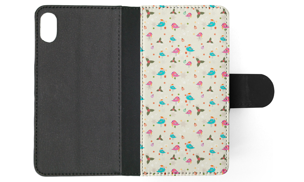 FLIP CASE FOR APPLE IPHONE|CHRISTMAS MISTLETOE PATTERN 1 - Picture 112 of 193