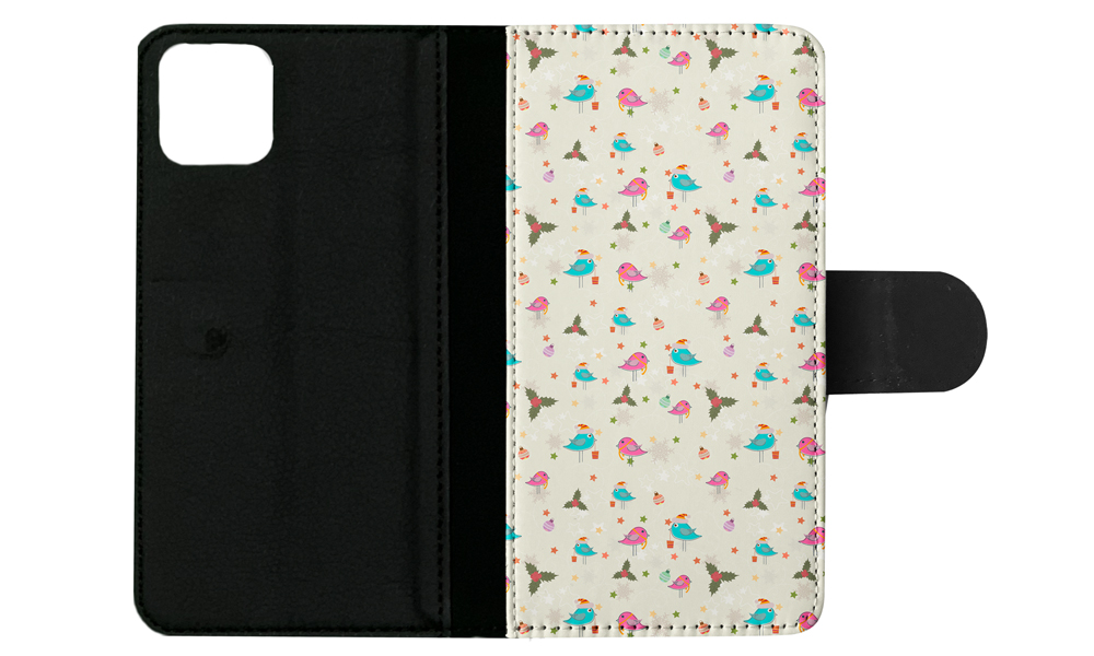 FLIP CASE FOR APPLE IPHONE|CHRISTMAS MISTLETOE PATTERN 1 - Picture 107 of 193