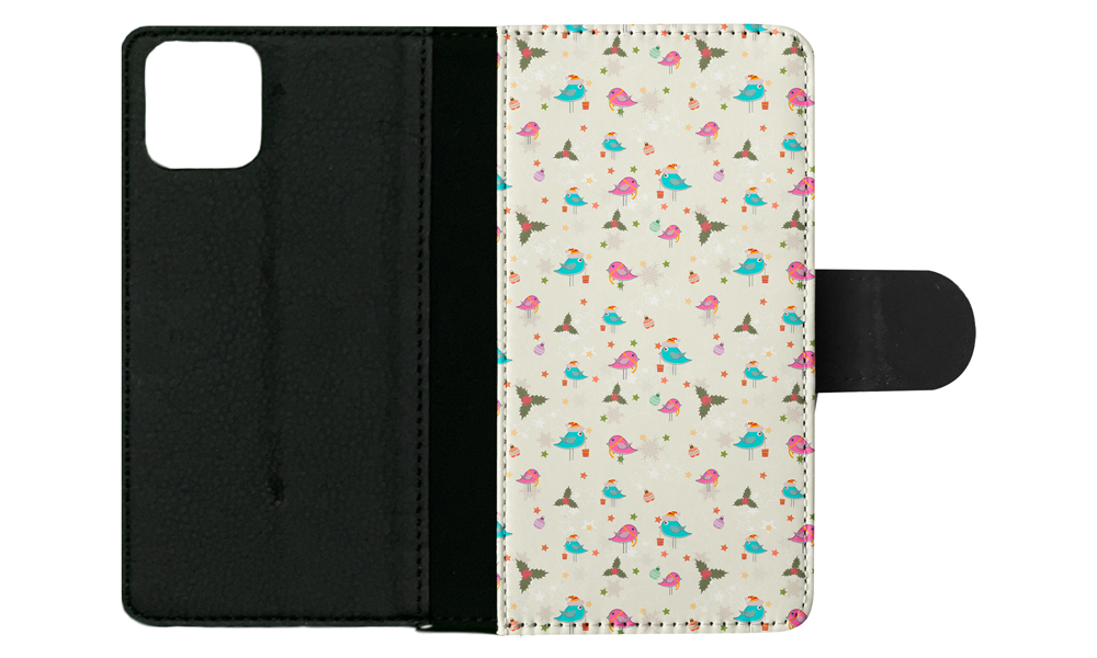 FLIP CASE FOR APPLE IPHONE|CHRISTMAS MISTLETOE PATTERN 1 - Picture 102 of 193