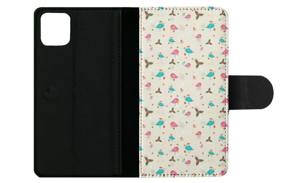 FLIP CASE FOR APPLE IPHONE|CHRISTMAS MISTLETOE PATTERN 1 - Picture 97 of 193