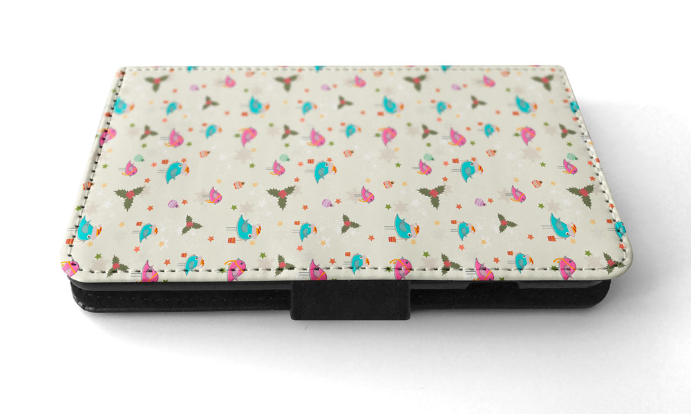 FLIP CASE FOR APPLE IPHONE|CHRISTMAS MISTLETOE PATTERN 1 - Picture 171 of 193