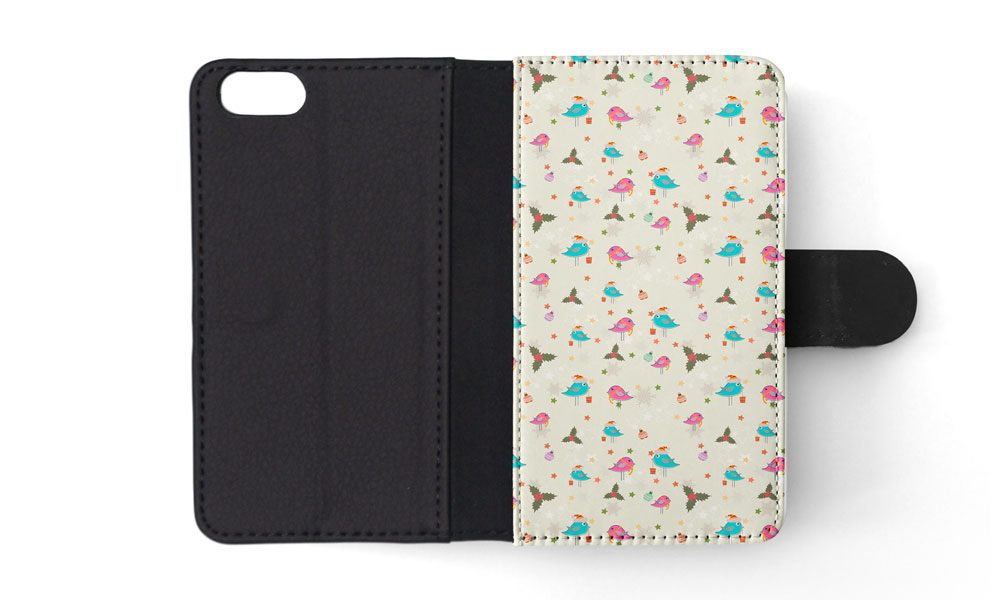 FLIP CASE FOR APPLE IPHONE|CHRISTMAS MISTLETOE PATTERN 1 - Picture 172 of 193