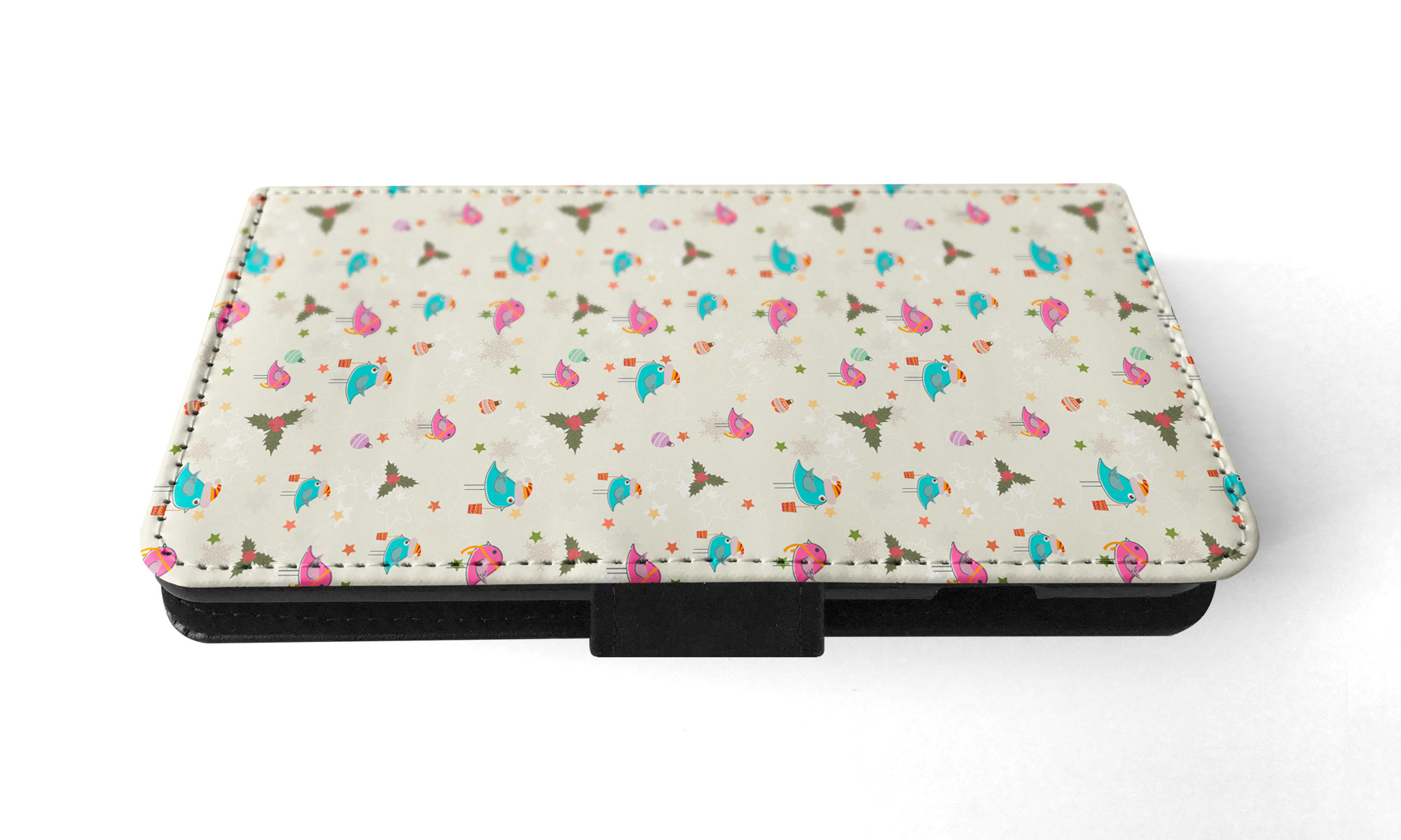 FLIP CASE FOR APPLE IPHONE|CHRISTMAS MISTLETOE PATTERN 1 - Picture 73 of 193