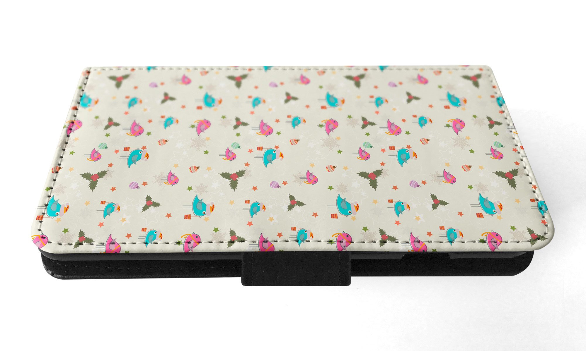 FLIP CASE FOR APPLE IPHONE|CHRISTMAS MISTLETOE PATTERN 1 - Picture 68 of 193