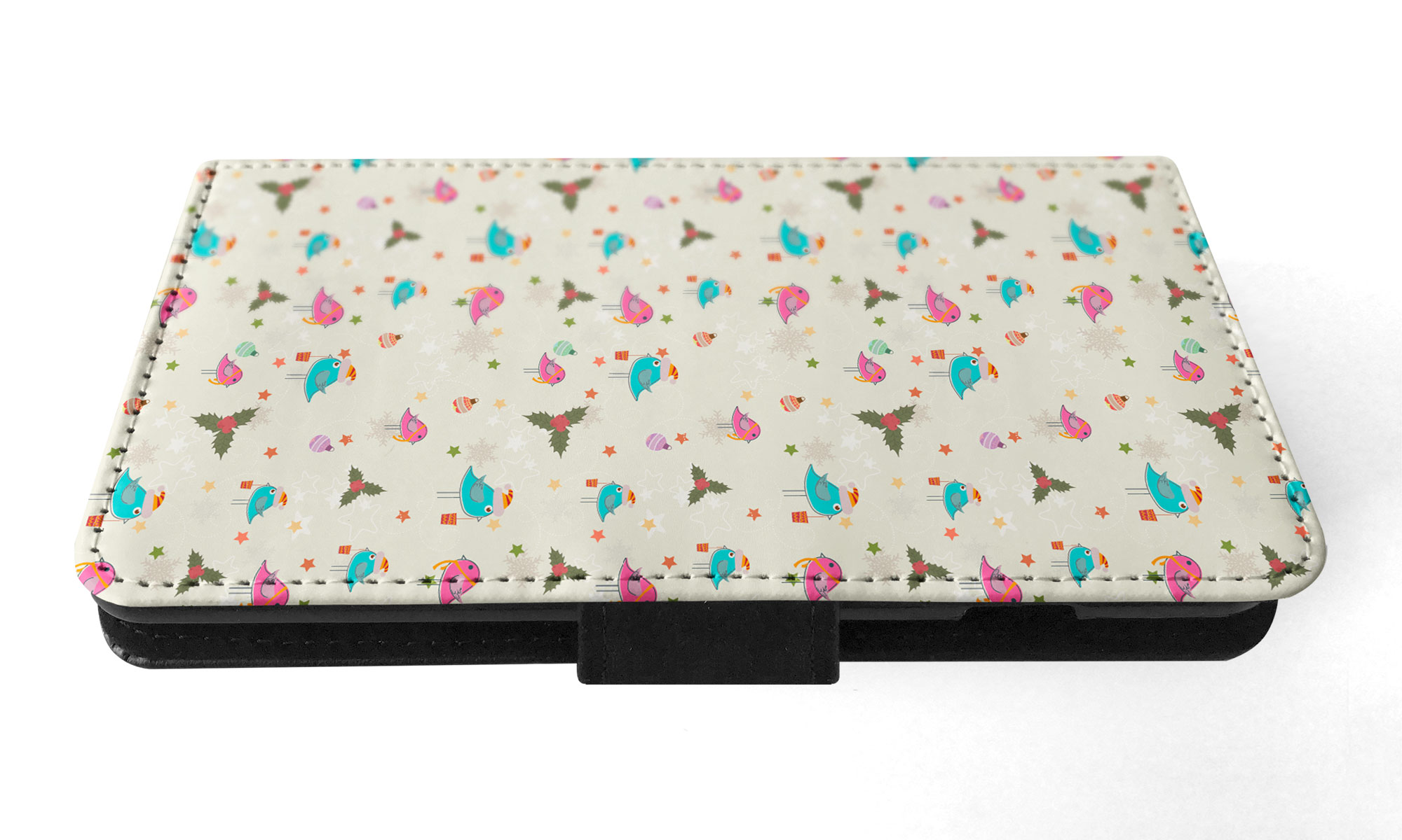 FLIP CASE FOR APPLE IPHONE|CHRISTMAS MISTLETOE PATTERN 1 - Picture 48 of 193