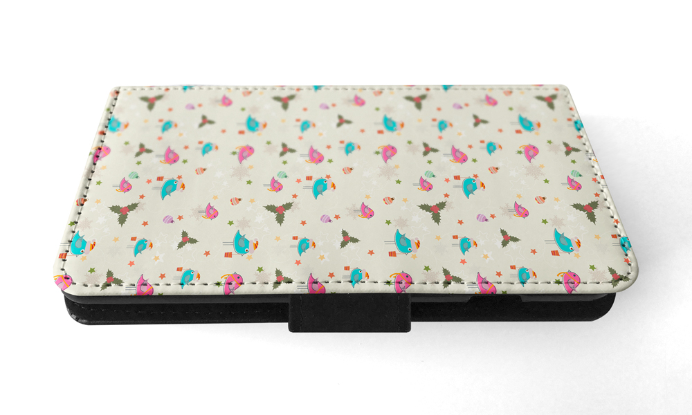 FLIP CASE FOR APPLE IPHONE|CHRISTMAS MISTLETOE PATTERN 1 - Picture 161 of 193