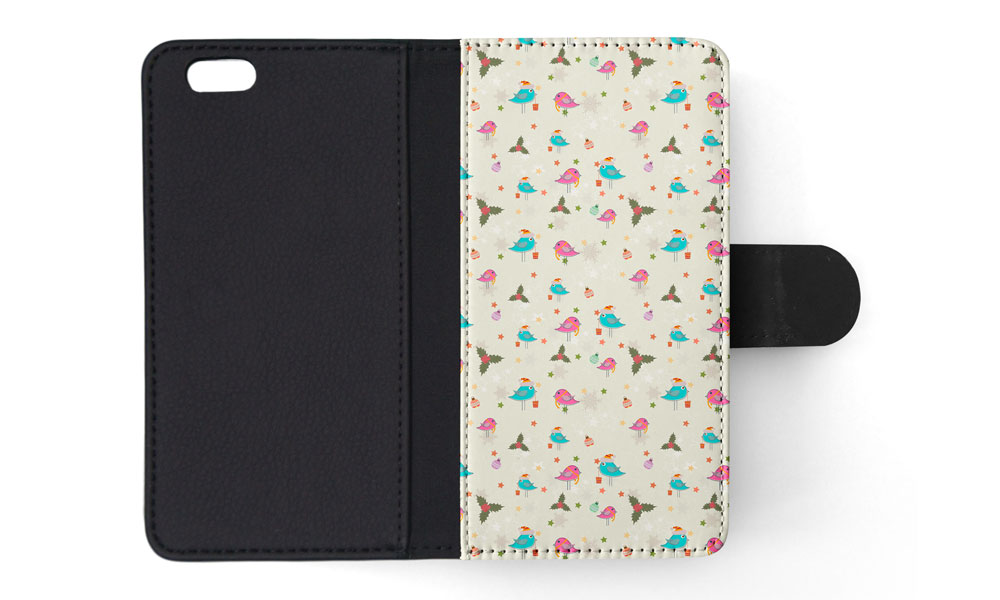 FLIP CASE FOR APPLE IPHONE|CHRISTMAS MISTLETOE PATTERN 1 - Picture 162 of 193