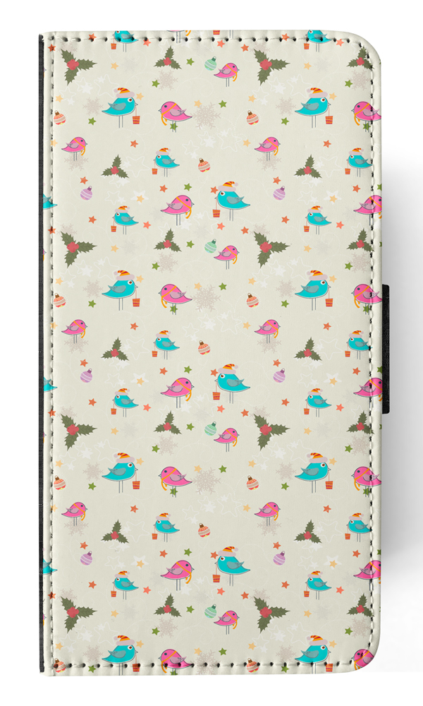 FLIP CASE FOR APPLE IPHONE|CHRISTMAS MISTLETOE PATTERN 1 - Picture 150 of 193