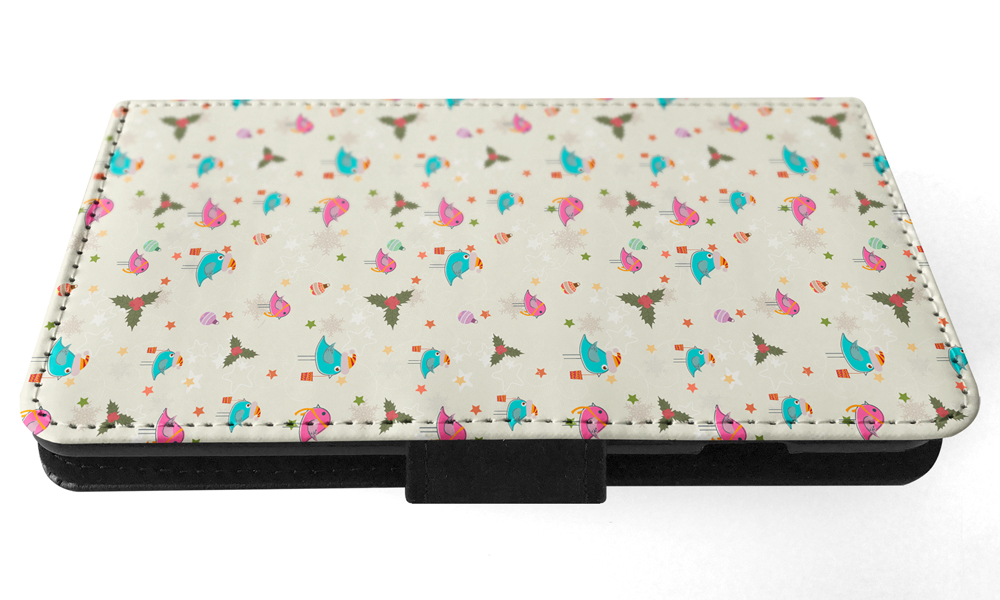 FLIP CASE FOR APPLE IPHONE|CHRISTMAS MISTLETOE PATTERN 1 - Picture 151 of 193
