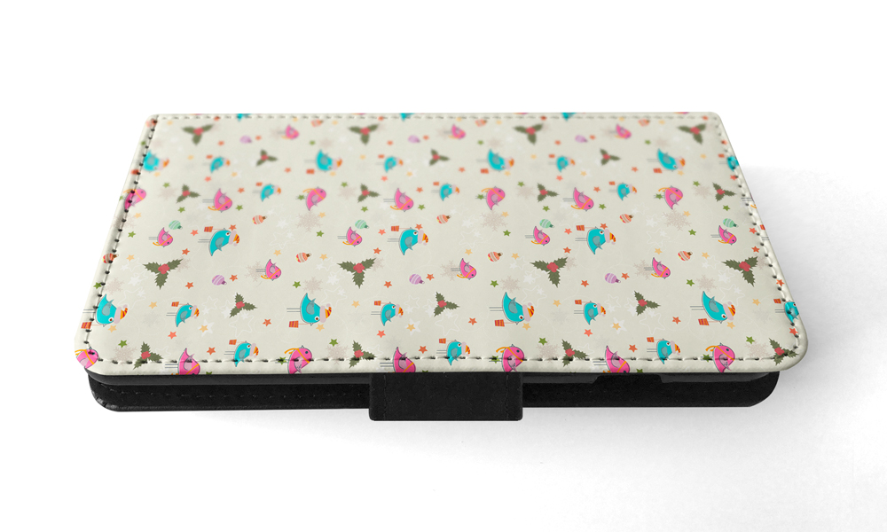 FLIP CASE FOR APPLE IPHONE|CHRISTMAS MISTLETOE PATTERN 1 - Picture 136 of 193