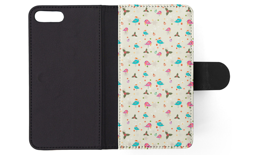 FLIP CASE FOR APPLE IPHONE|CHRISTMAS MISTLETOE PATTERN 1 - Picture 132 of 193