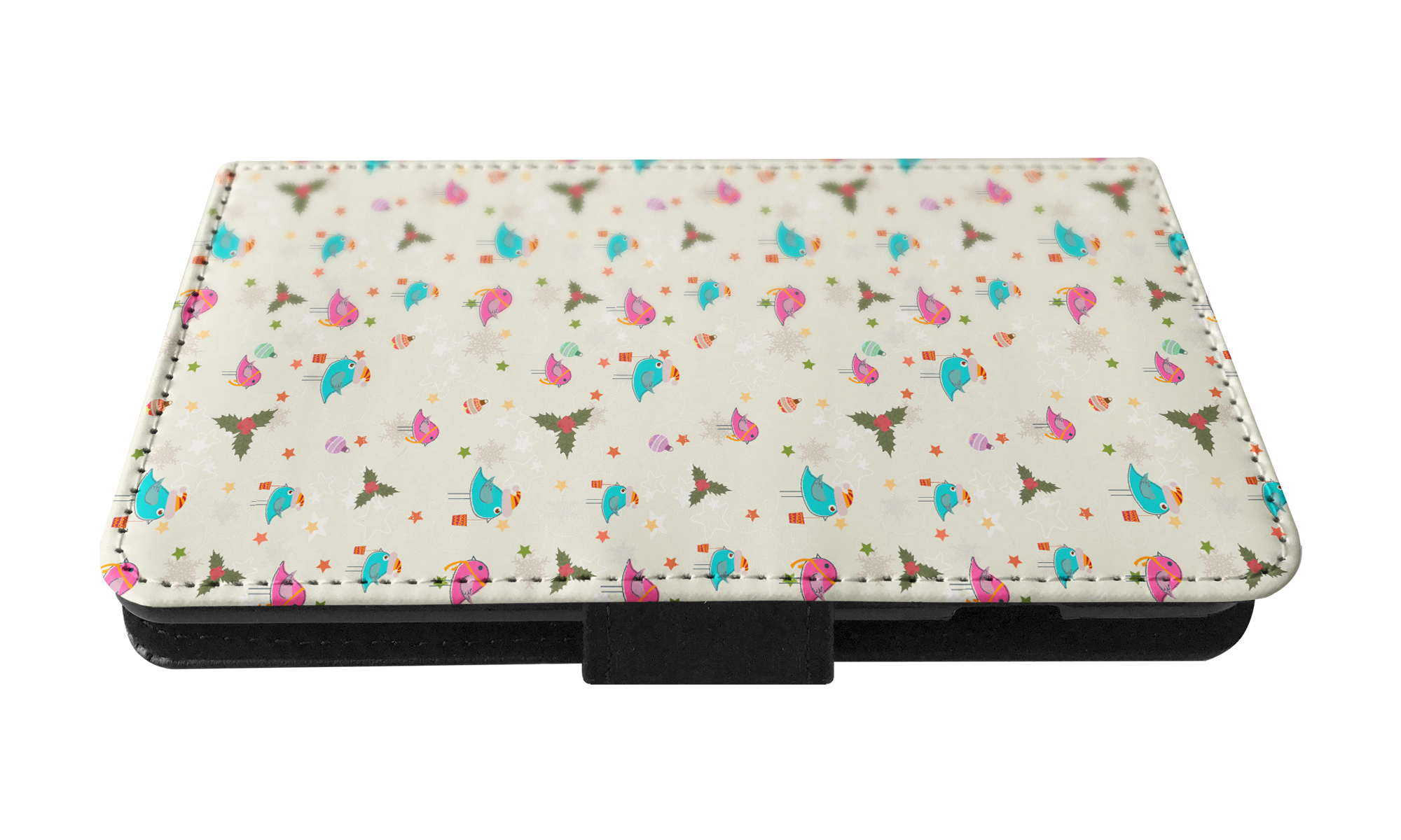 FLIP CASE FOR APPLE IPHONE|CHRISTMAS MISTLETOE PATTERN 1 - Picture 8 of 193