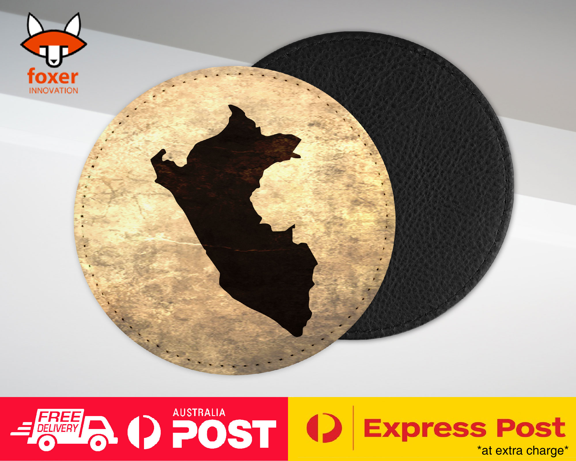 COASTER COFFEE DRINKING MAT|PERU NATIONAL COUNTRY