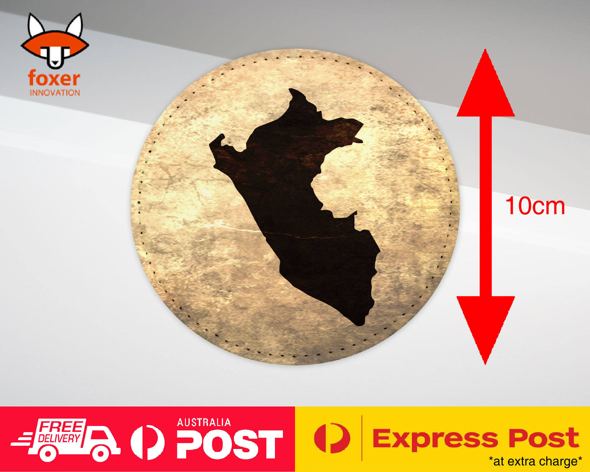 COASTER COFFEE DRINKING MAT|PERU NATIONAL COUNTRY