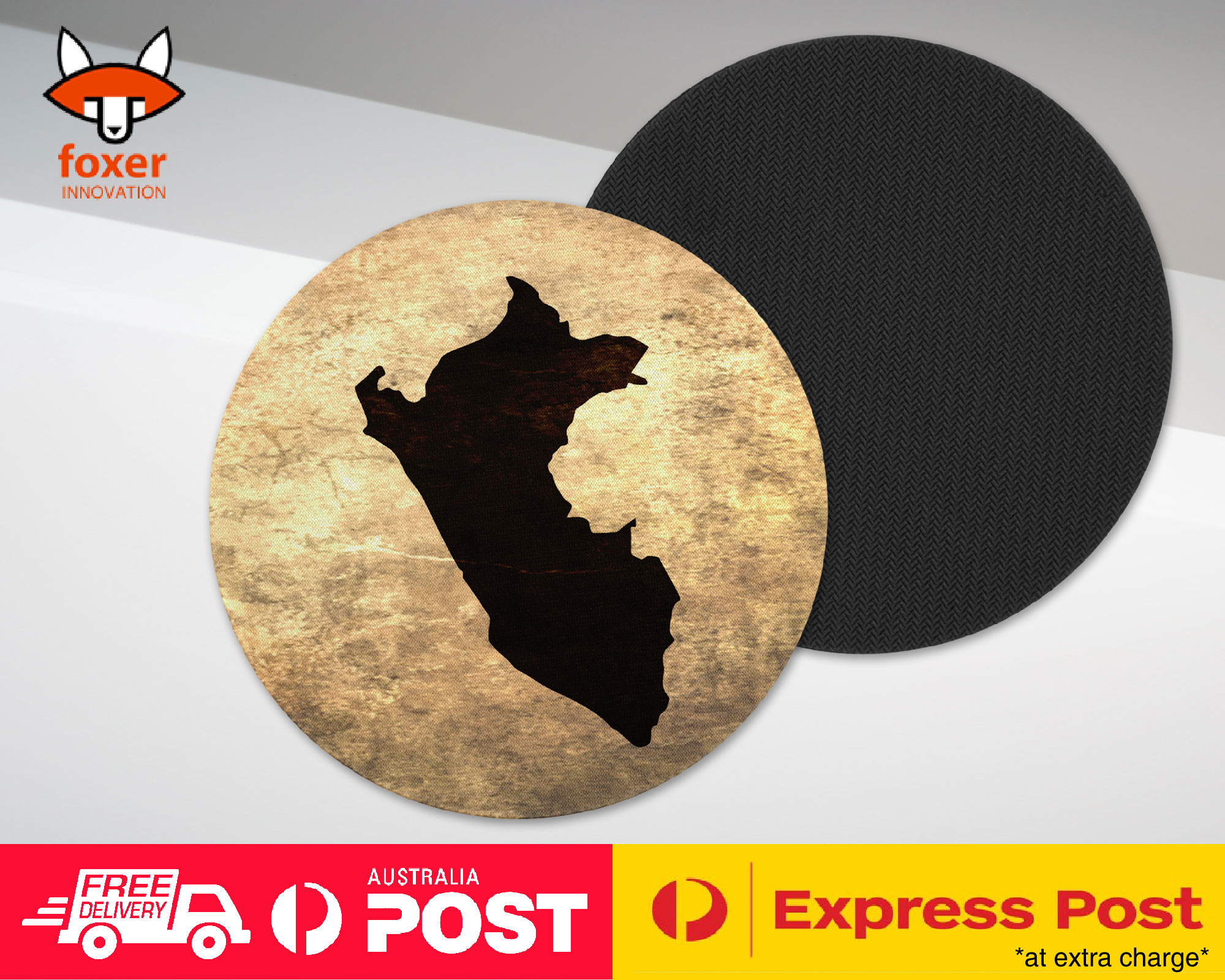 COASTER COFFEE DRINKING MAT|PERU NATIONAL COUNTRY