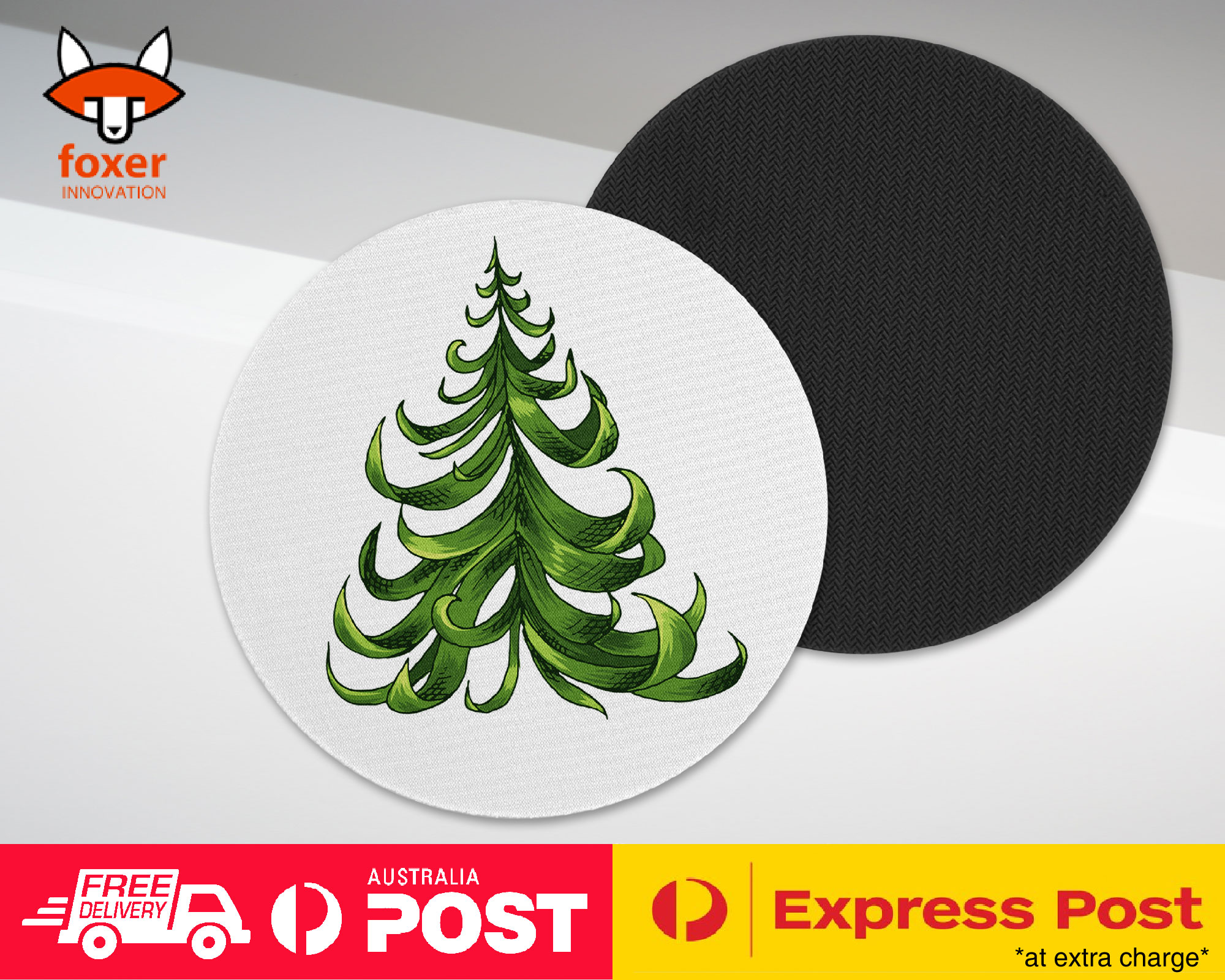COASTER COFFEE DRINKING MAT|CHRISTMAS TREE 7