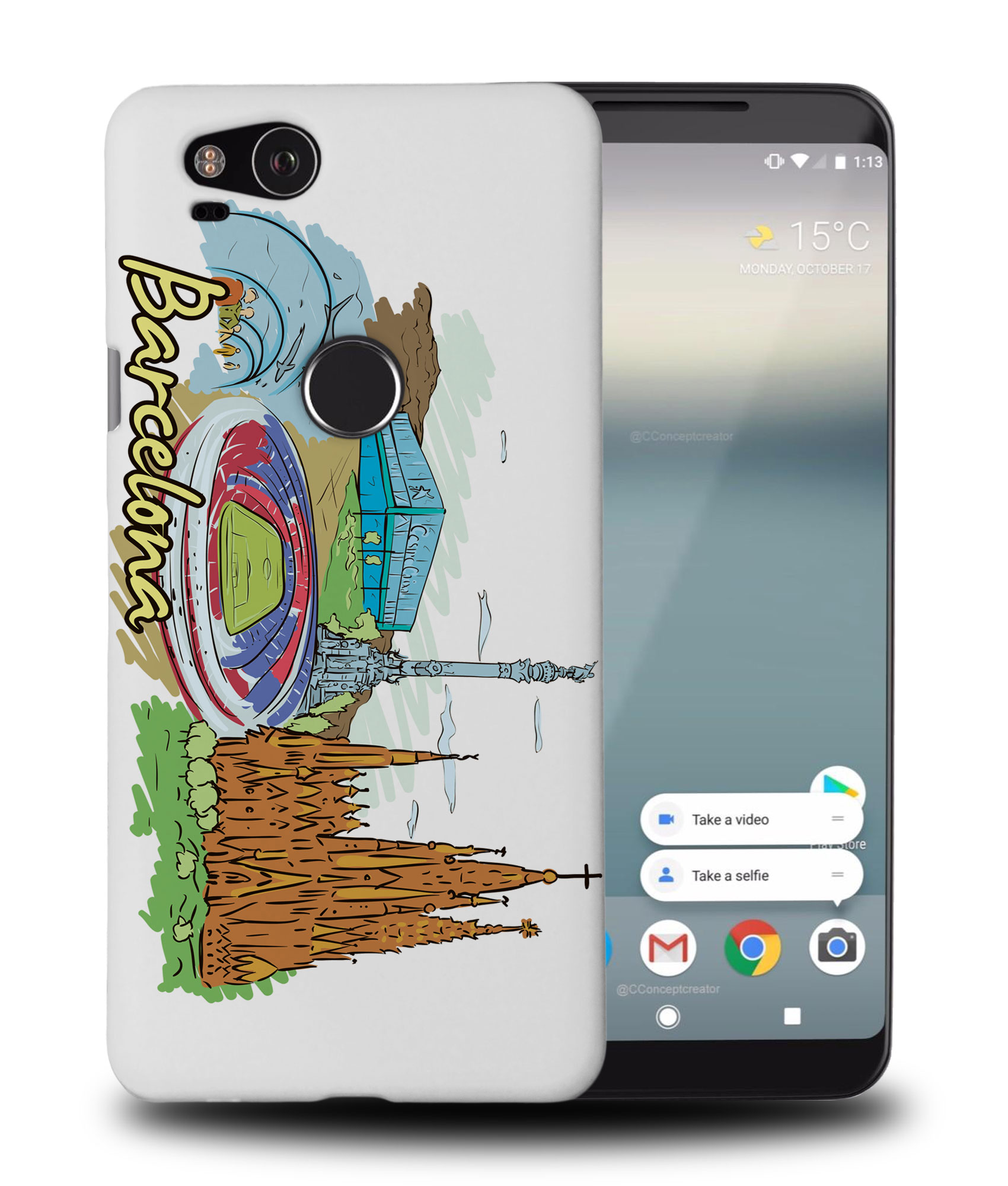 CASE COVER FOR GOOGLE PIXEL|BARCELONA SPAIN - 第 9/11 張圖片