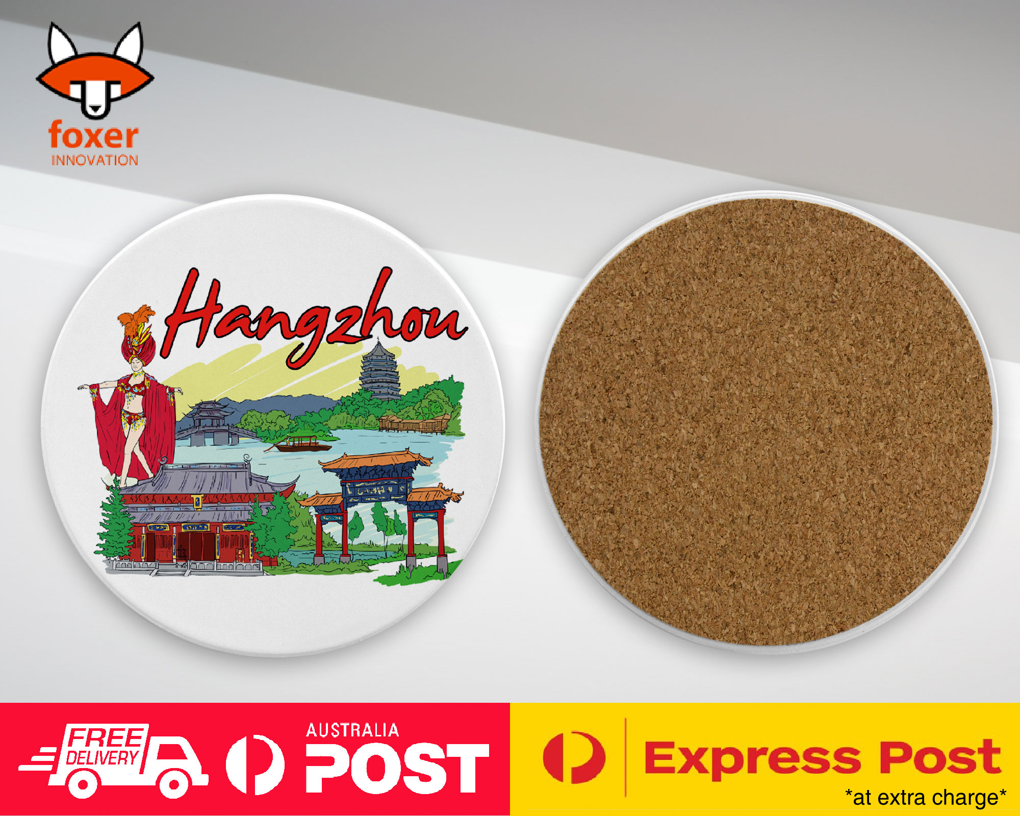 COASTER COFFEE DRINKING MAT|HANGZHOU CHINA