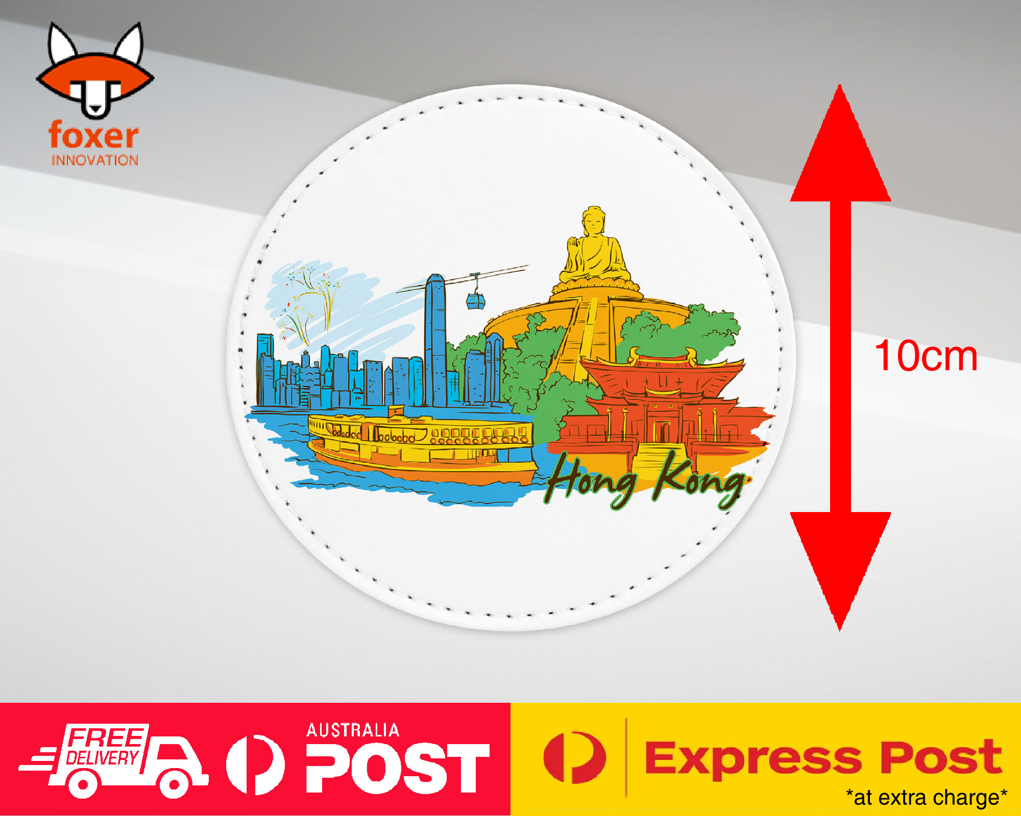 COASTER COFFEE DRINKING MAT|HONG KONG CITY