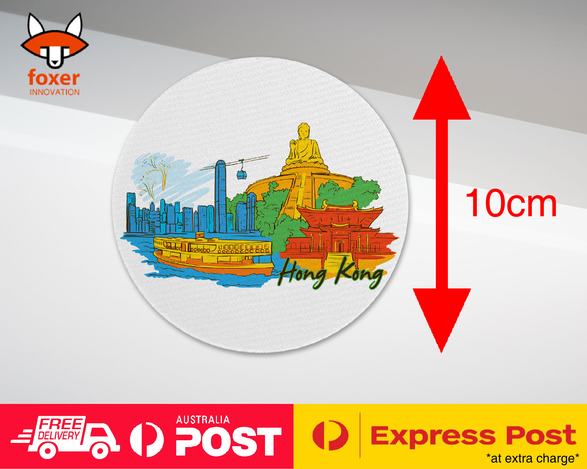 COASTER COFFEE DRINKING MAT|HONG KONG CITY