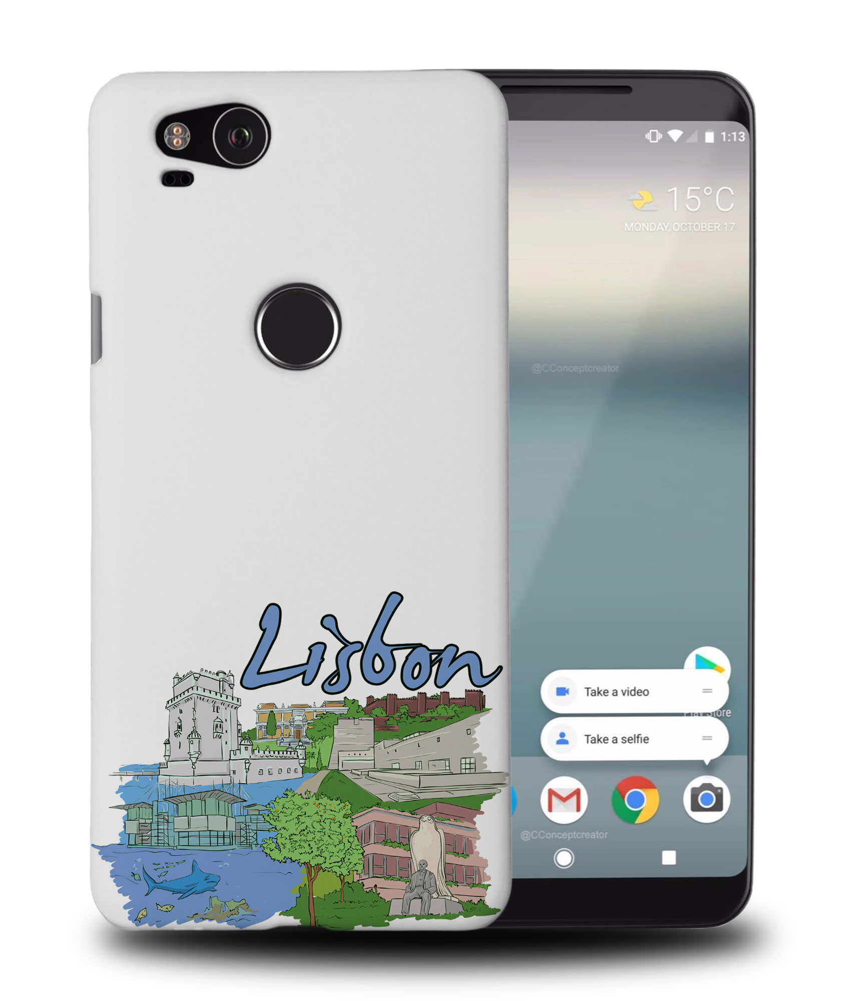 CASE COVER FOR GOOGLE PIXEL|LISBON PORTUGAL - 第 9/11 張圖片