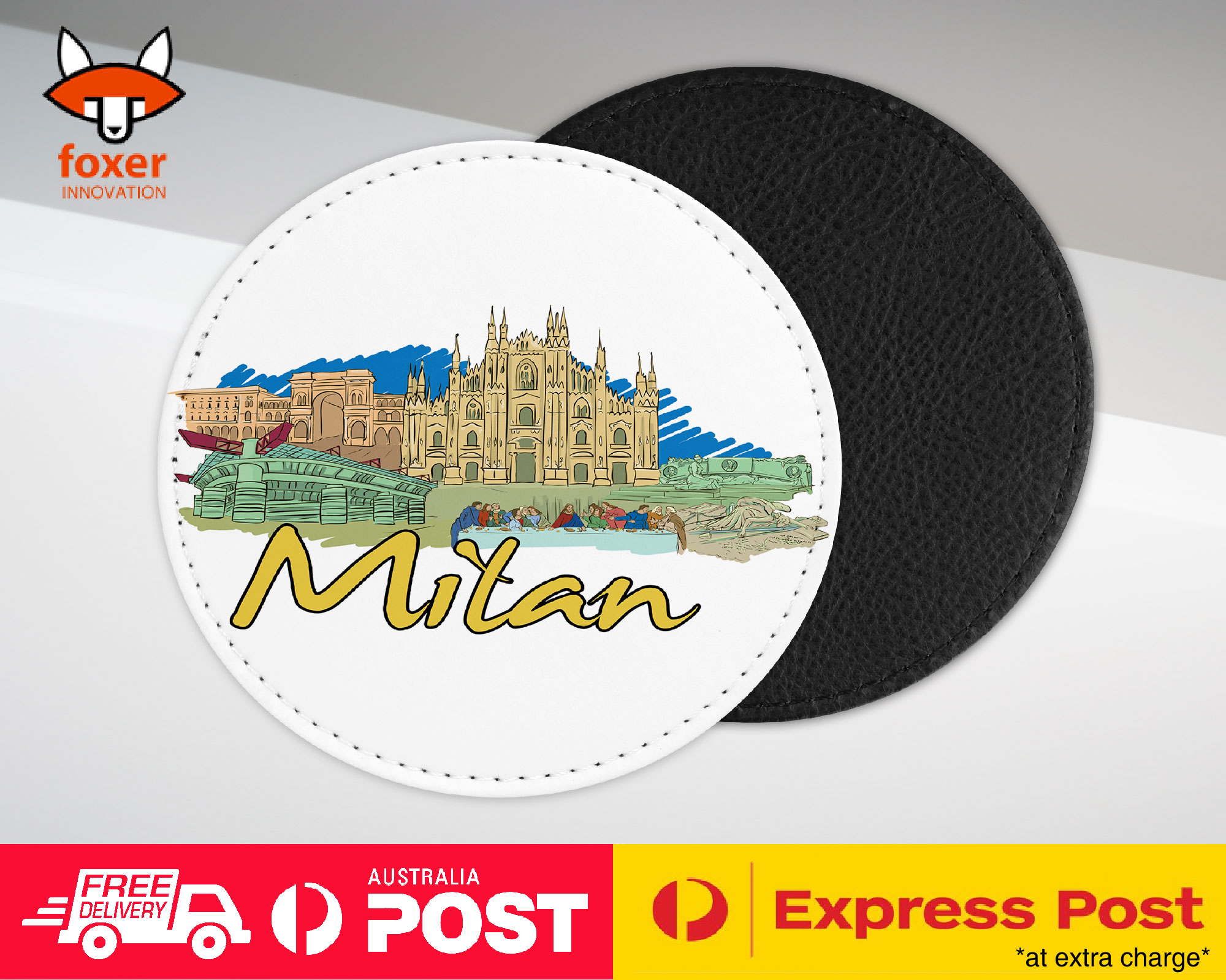 COASTER COFFEE DRINKING MAT|MILAN ITALY