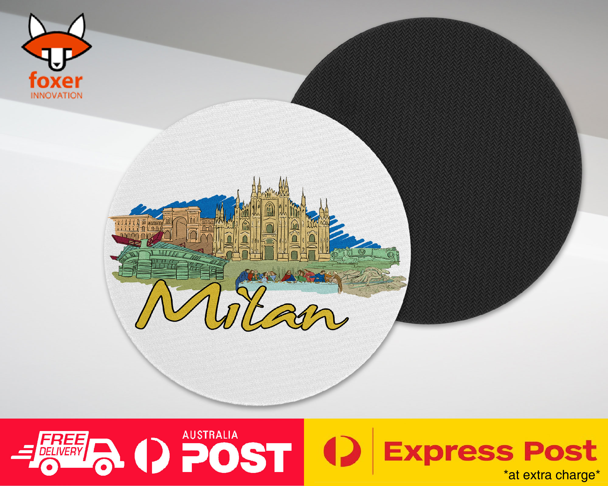 COASTER COFFEE DRINKING MAT|MILAN ITALY