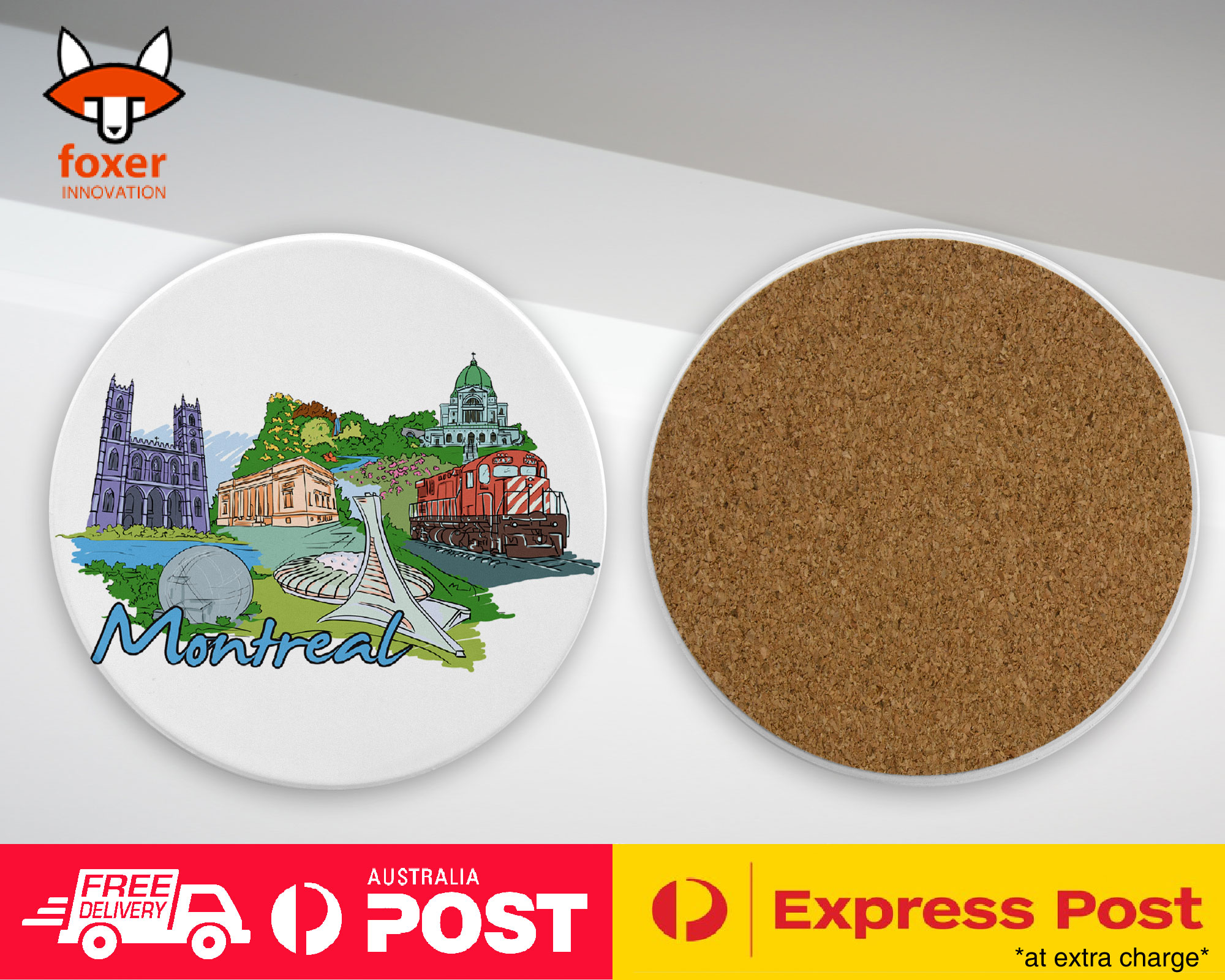 COASTER COFFEE DRINKING MAT|MONTREAL CANADA