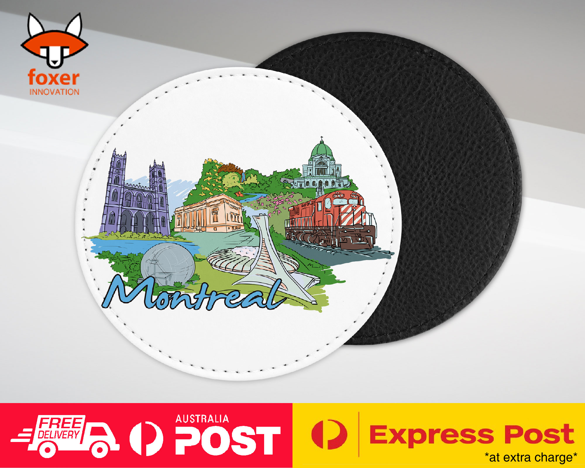 COASTER COFFEE DRINKING MAT|MONTREAL CANADA