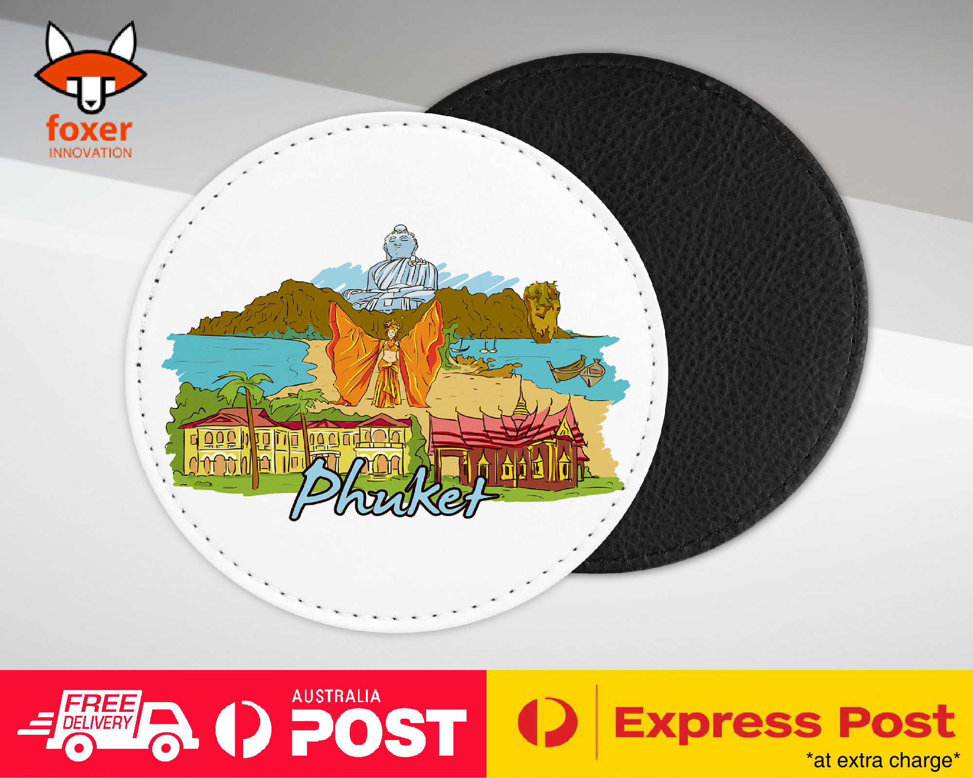 COASTER COFFEE DRINKING MAT|PHUKET THAILAND