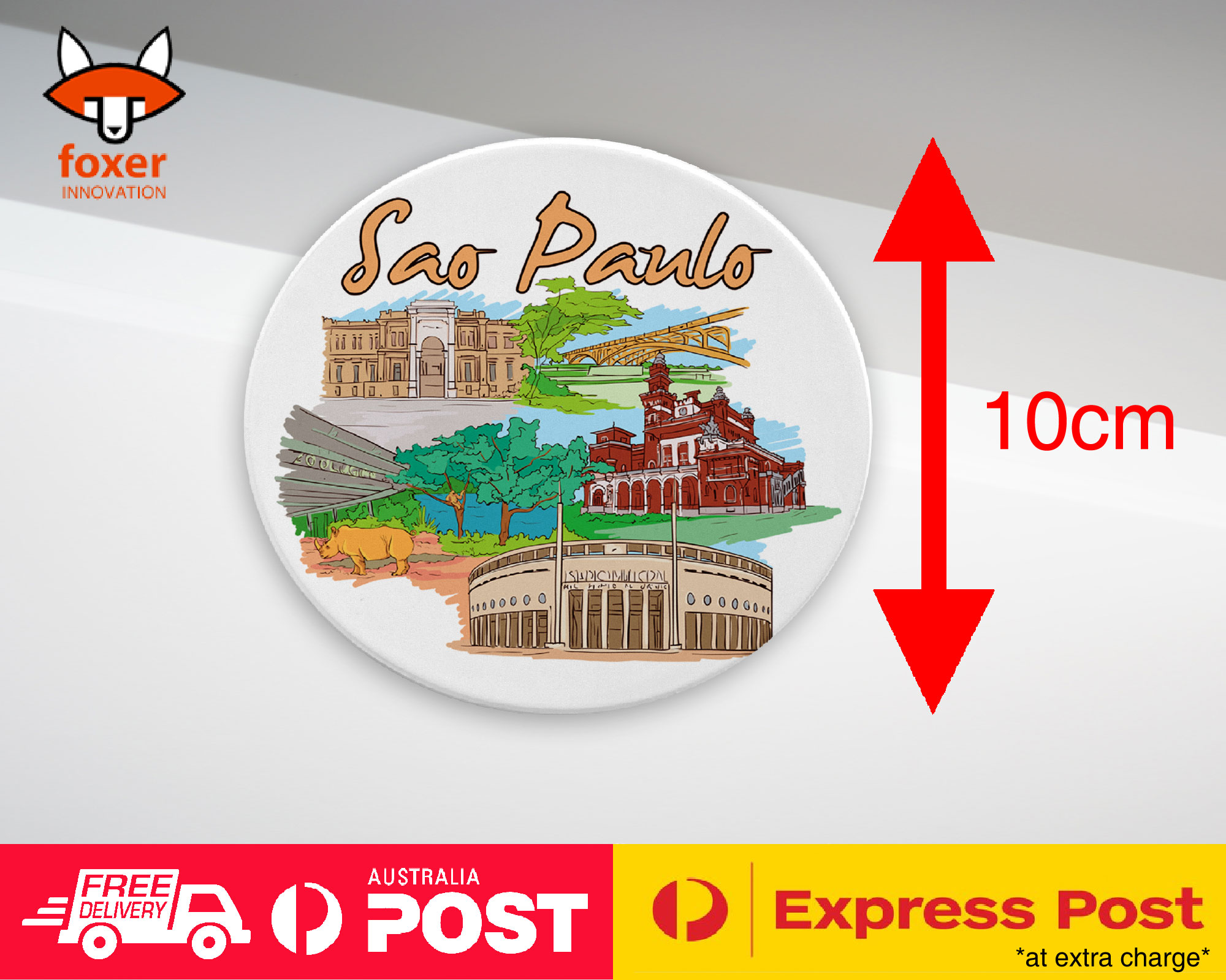 COASTER COFFEE DRINKING MAT|SAO PAULO BRAZIL