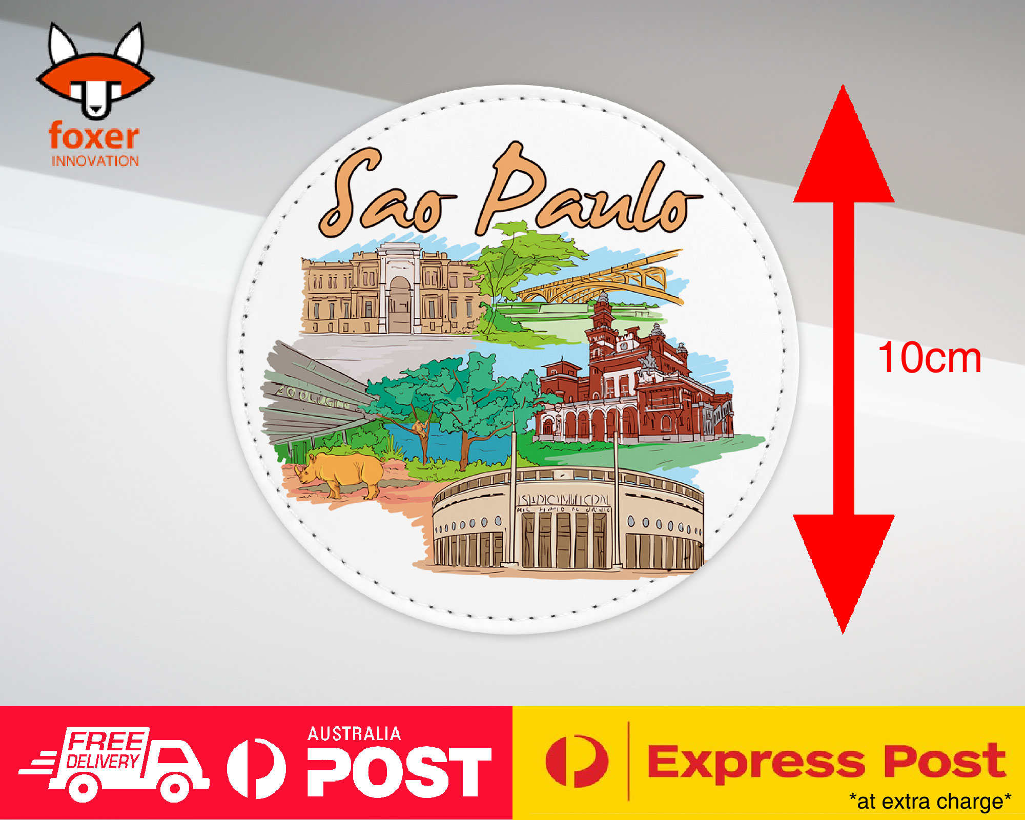 COASTER COFFEE DRINKING MAT|SAO PAULO BRAZIL