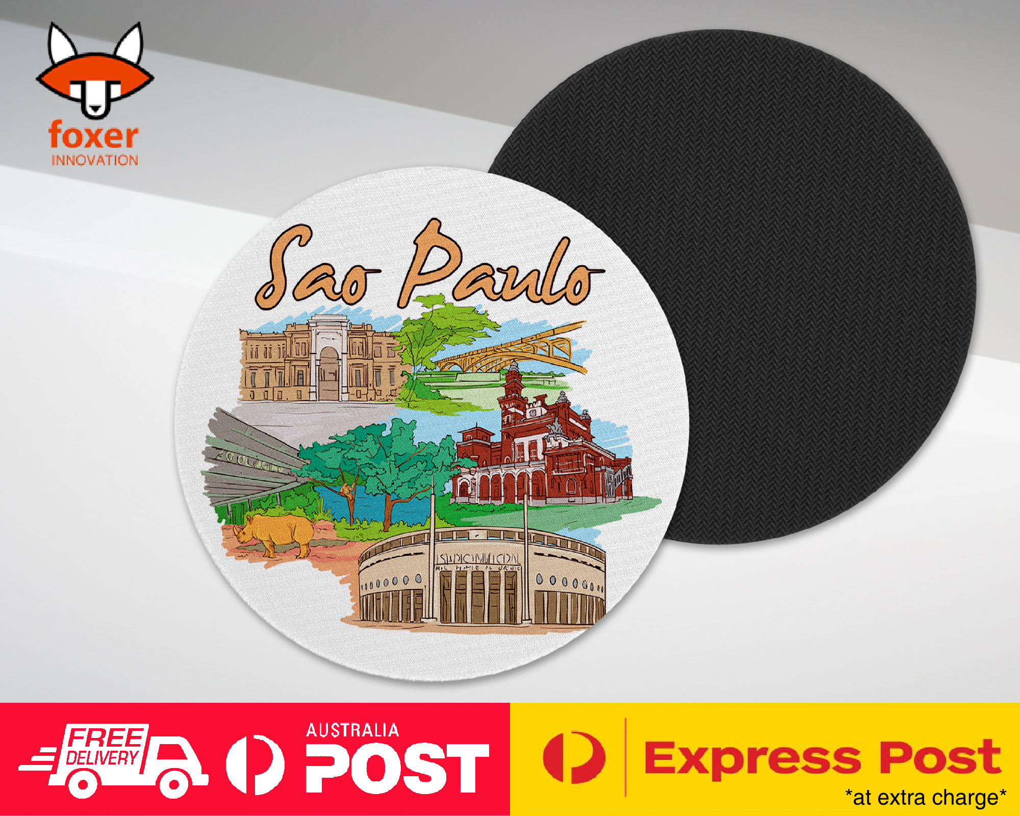 COASTER COFFEE DRINKING MAT|SAO PAULO BRAZIL