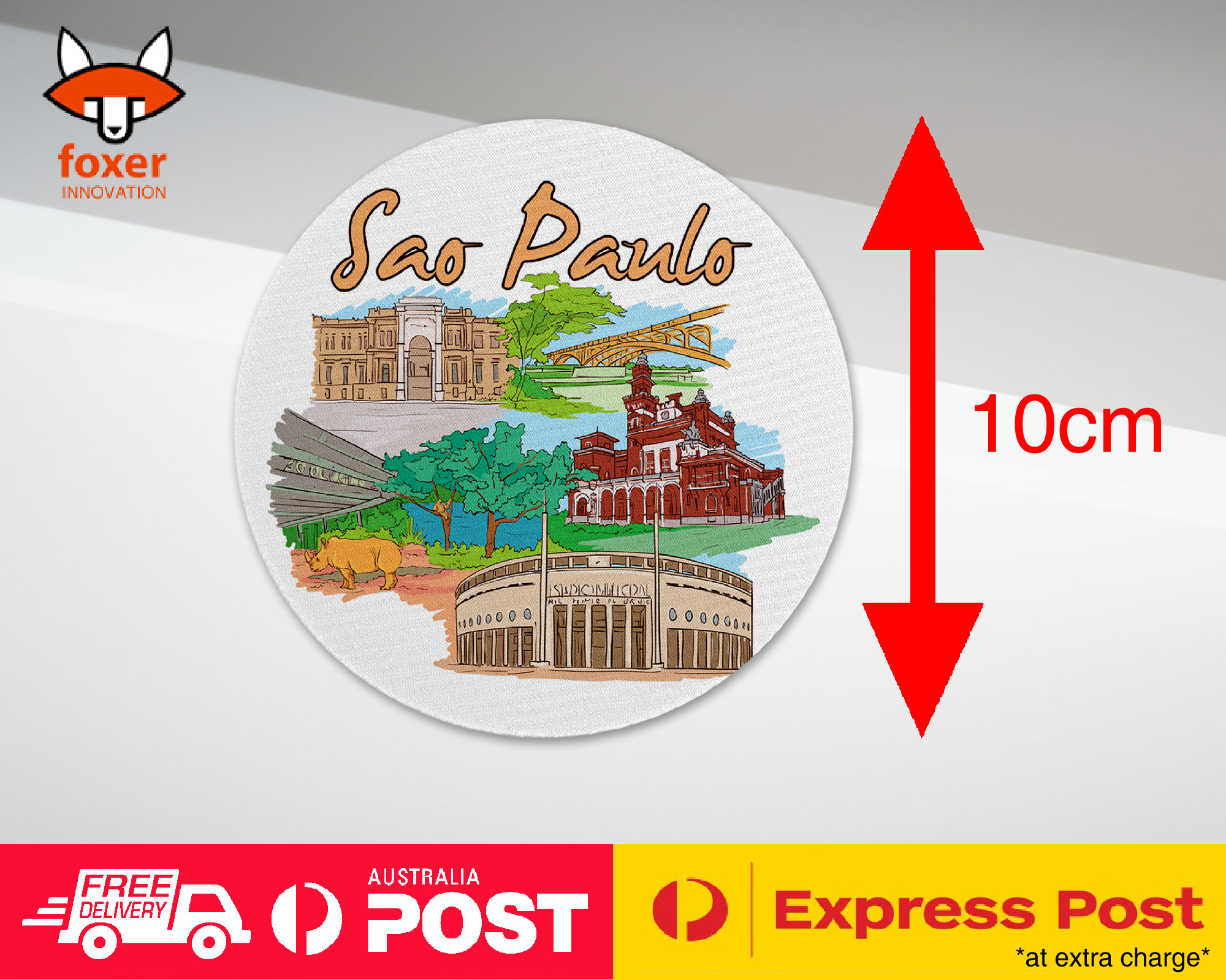 COASTER COFFEE DRINKING MAT|SAO PAULO BRAZIL