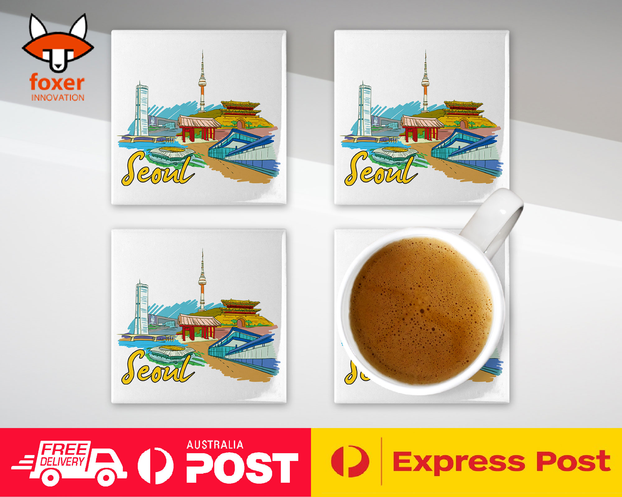 COASTER COFFEE DRINKING MAT|SEOUL SOUTH KOREA - Imagen 19 de 21