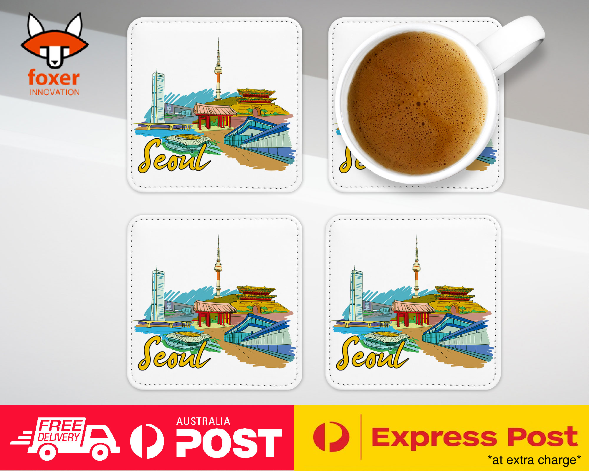 COASTER COFFEE DRINKING MAT|SEOUL SOUTH KOREA - Imagen 16 de 21